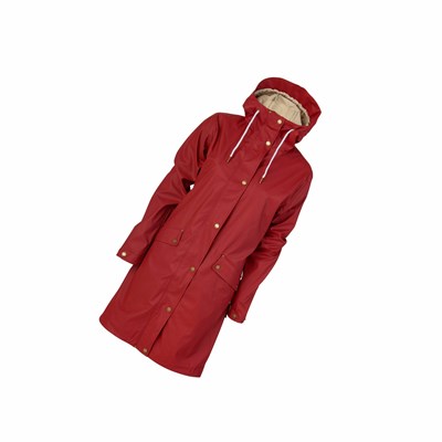 Tretorn Erna 2.0 Raincoat Women's Rain Jackets Red | HWM-138425