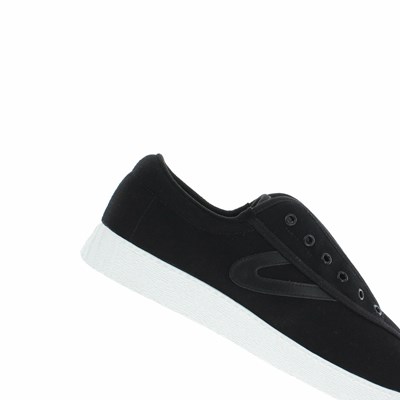 Tretorn Nylite Plus Canvas Men's Sneakers Black | JGF-850693