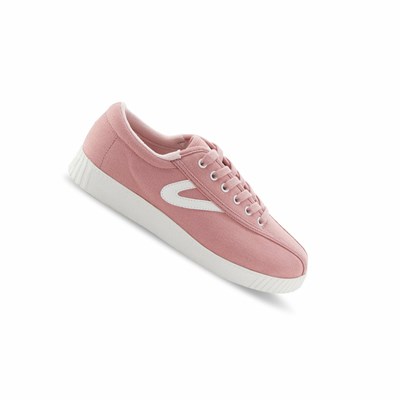 Tretorn Nylite Plus Canvas Women's Sneakers Black / White | EOA-436507