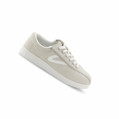 Tretorn Nylite Plus Leather Women's Sneakers white | VKU-135780