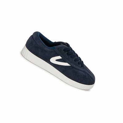 Tretorn Nylite Plus Suede Women's Sneakers Navy | SHF-592738