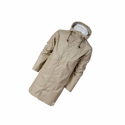 Tretorn PU Parka Men's Rain Jackets Khaki | WOA-483576