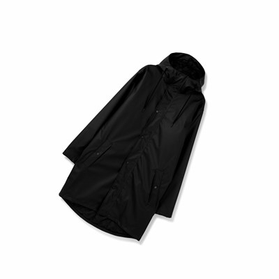 Tretorn Wings Monocrome Padded Men's Rain Jackets Black | FRO-270564