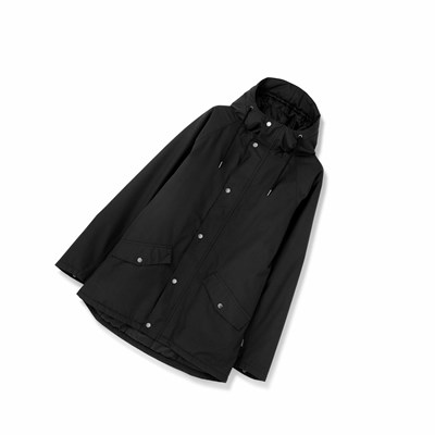 Tretorn Wings Woven Padded Jacket Men's Rain Jackets Black | XJH-938527